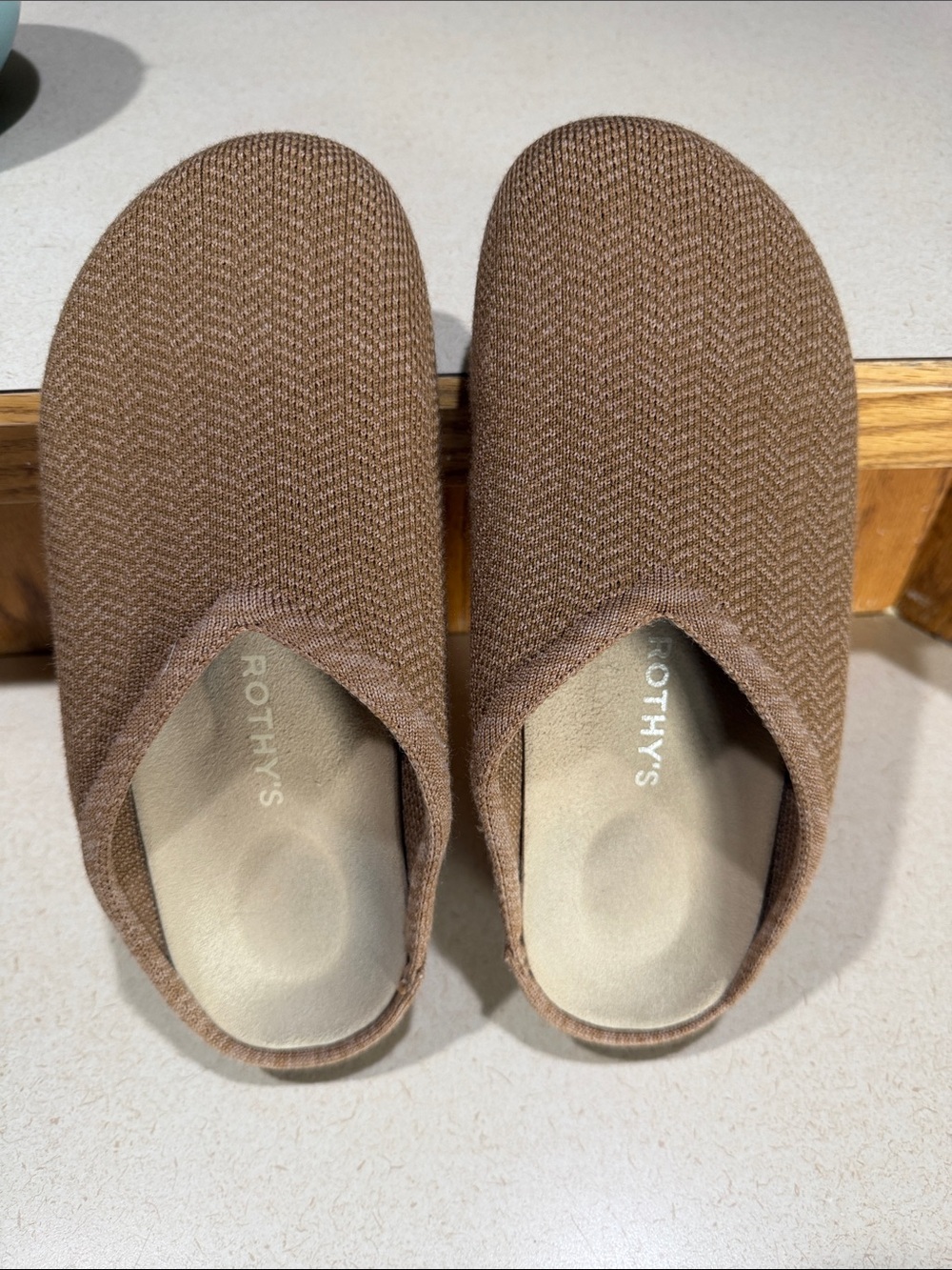 Rothy's Teak Herringbone Casual Clog